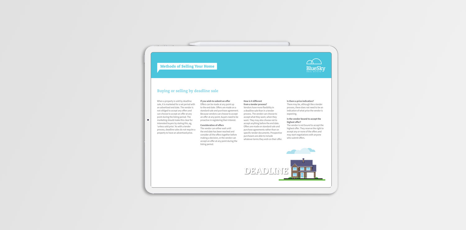 BlueSky Real Estate »  and Graphic Design Solutions